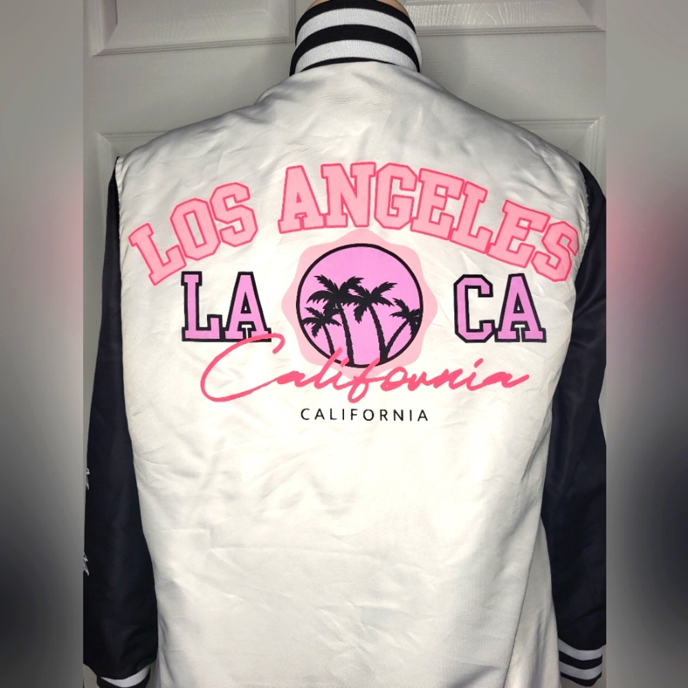 California LA Woven Bomber Jacket